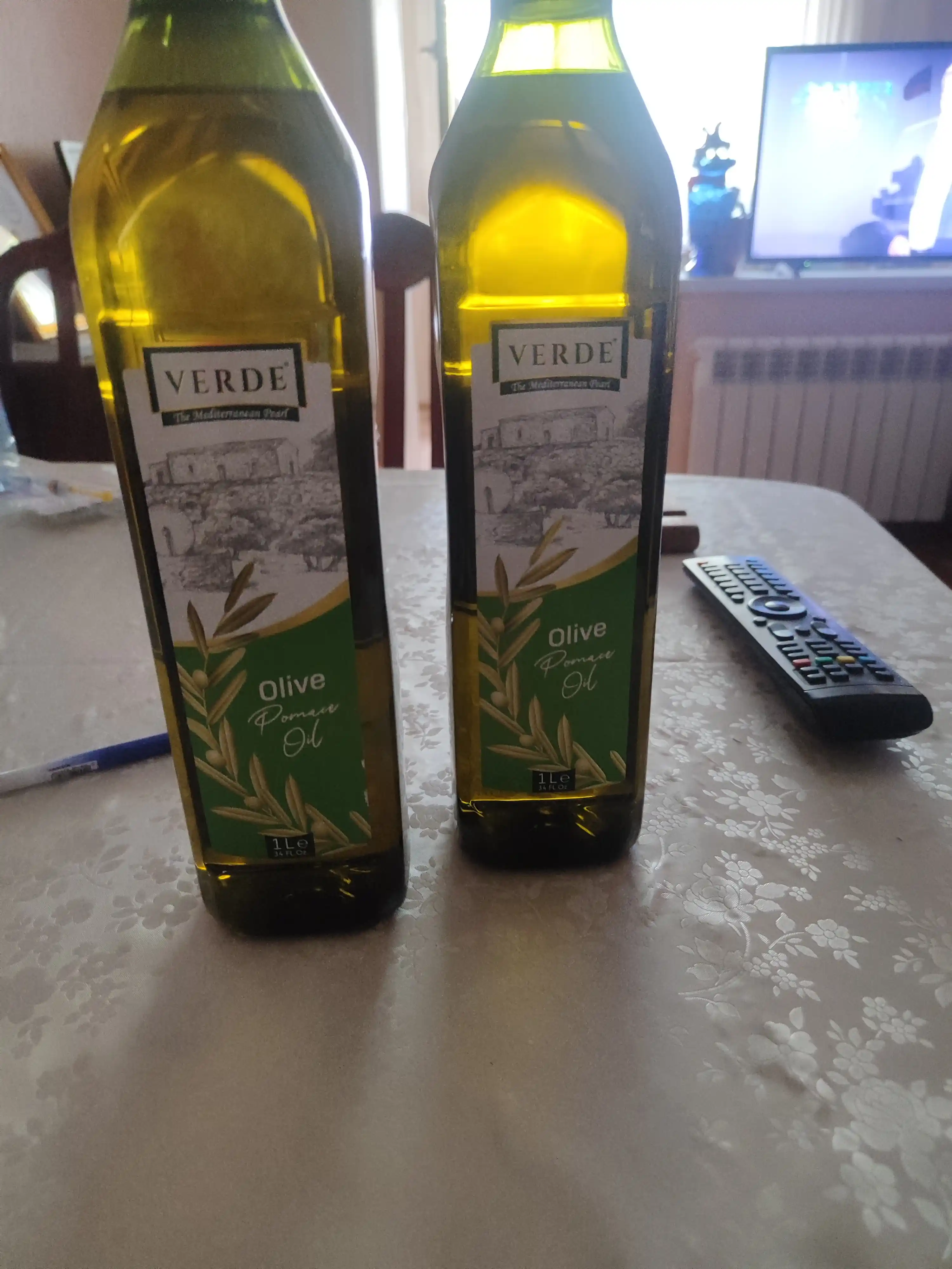 Olive Verde Pomace Oil zaytun yog'i, tozalangan, tovurish va salatlar, 1 litr