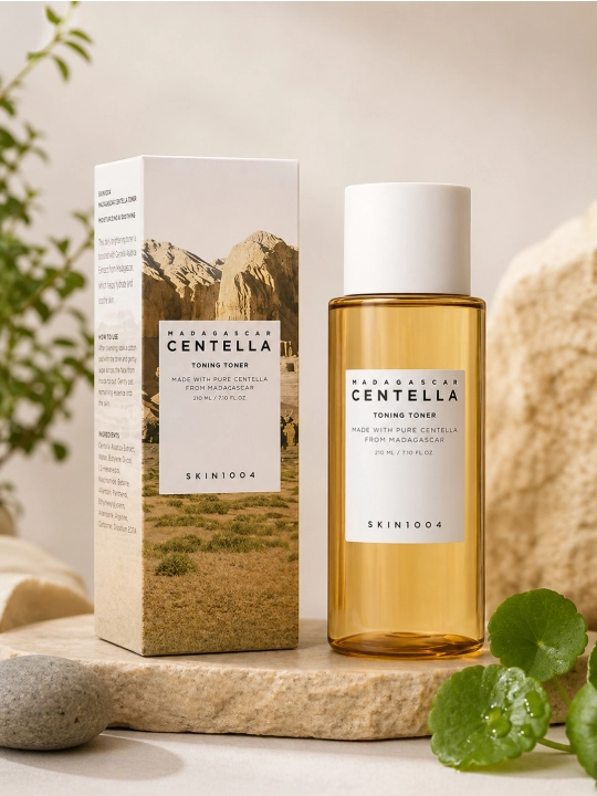 SKIN1004 Madagascar Centella Toning Toner yuz uchun tonik 210 ml centella bilan - 