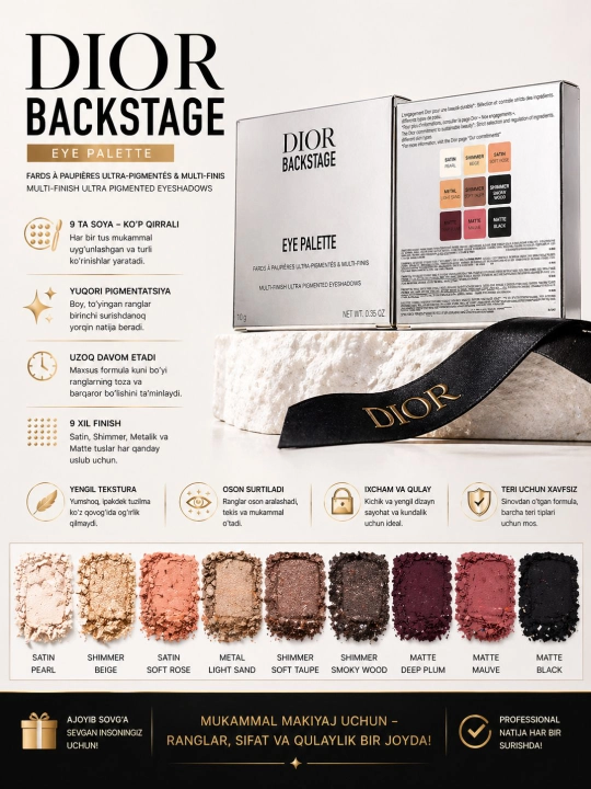 Dior Backstage Eye Palette (палетка теней для век) - 