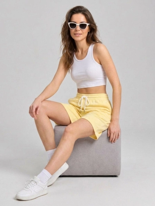 Ayollar shortigi sela oversize erkin fason, paxtadan