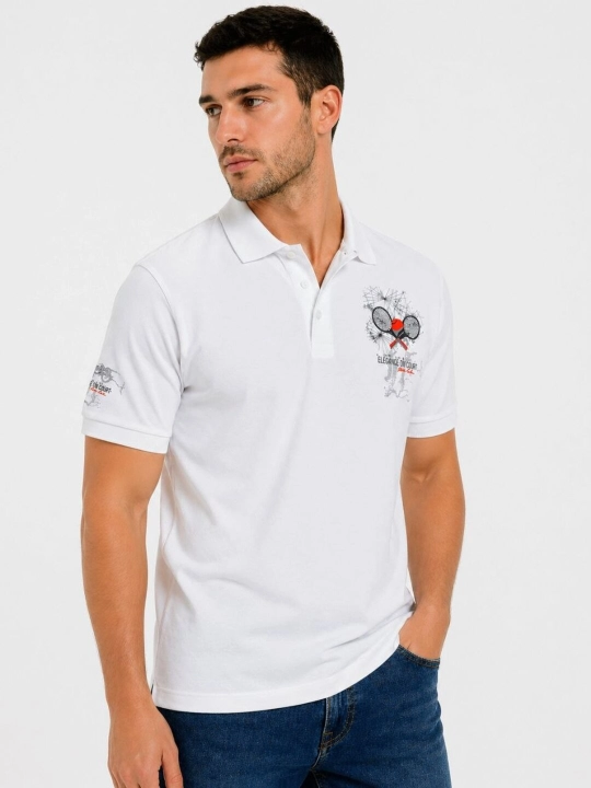 Erkaklar polo futbolka Turkiya, 100% paxta, klassik futbolka