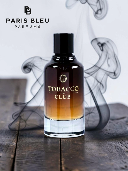 Мужские духи Paris Bleu Tobacco Club EDP 100 мл, аромат табака, какао и ветивера