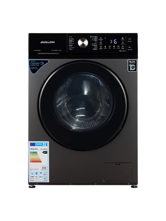 Стиральная машина Avalon AVL-WM7030 S 7 кг, инвертор, паровая стирка, серая - 