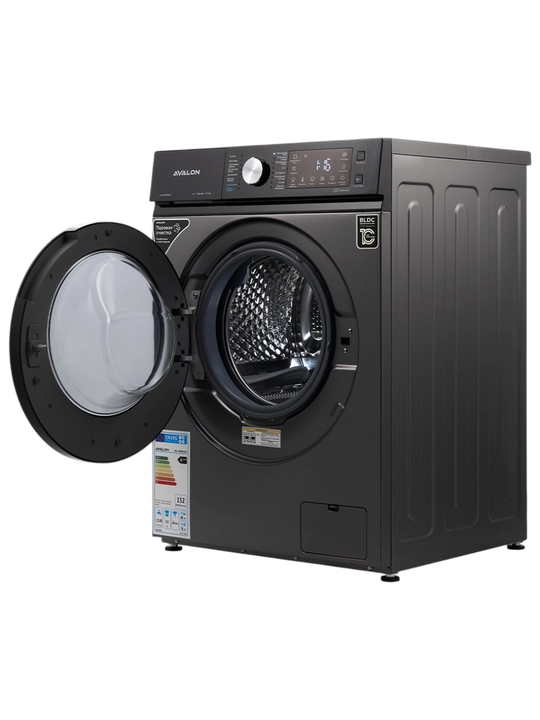 Avalon AVL-WM7030 S kir yuvish mashinasi 7kg, inverter, bug‘li yuvish, kulrang