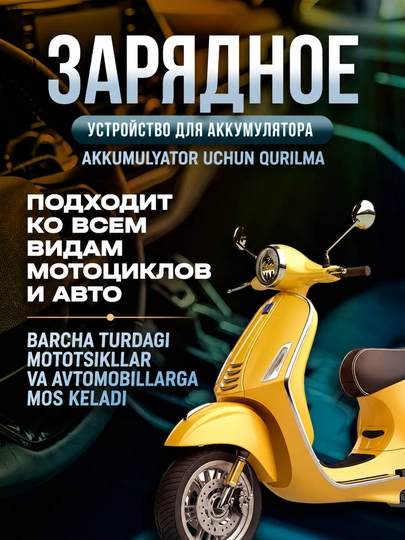 12/24 V avtomobil akkumulyatori uchun avtomatik quvvatlash qurilmasi