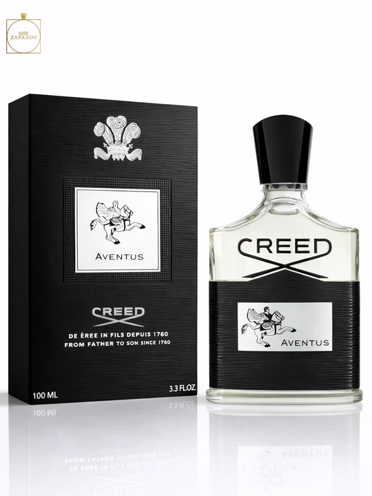 Erkaklar uchun parfyumlangan suv Creed Aventus, 100 ml, yog‘och va mevali hid - 