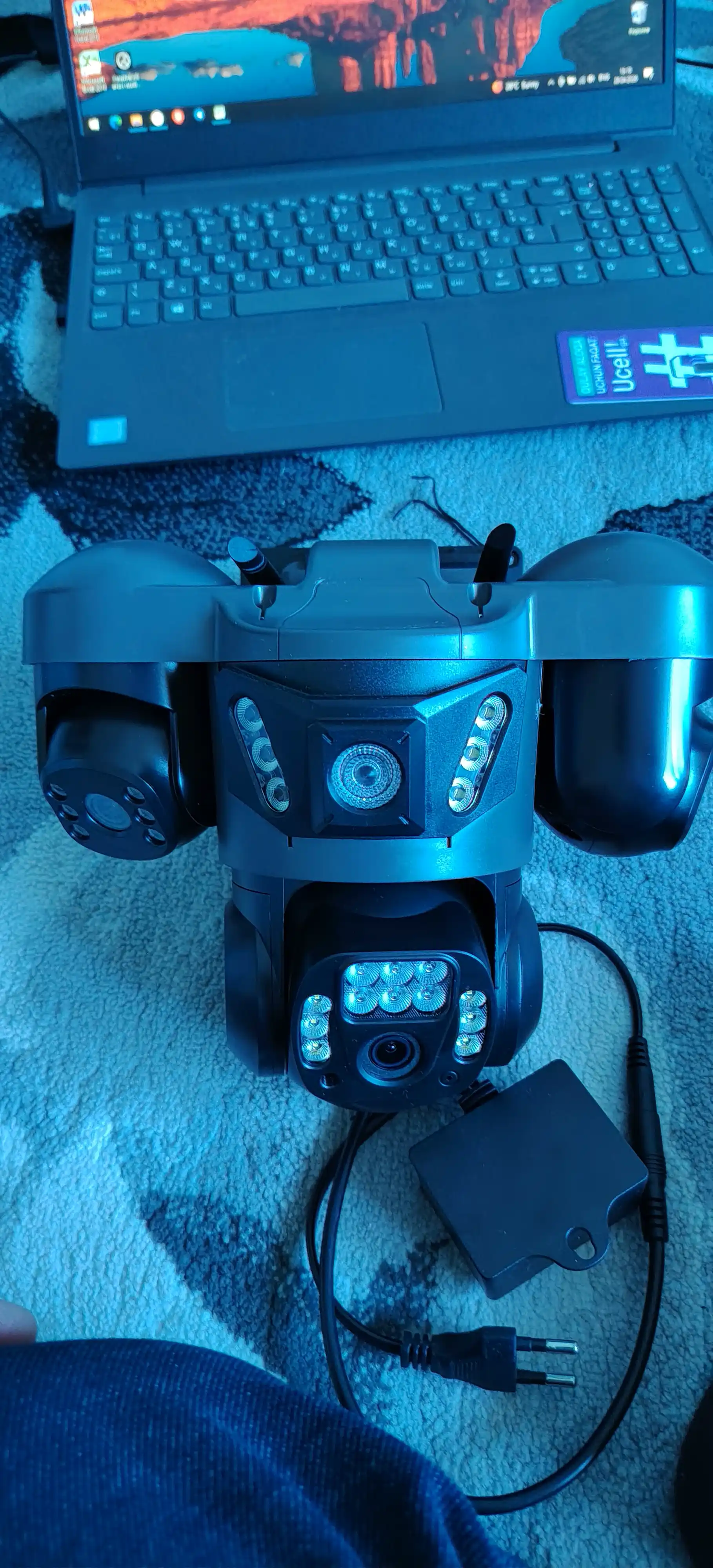4G sim kartali Kamera,  3 Linzali, xavfsizlik kamera, Smart PTZ Camera, V380 PRO