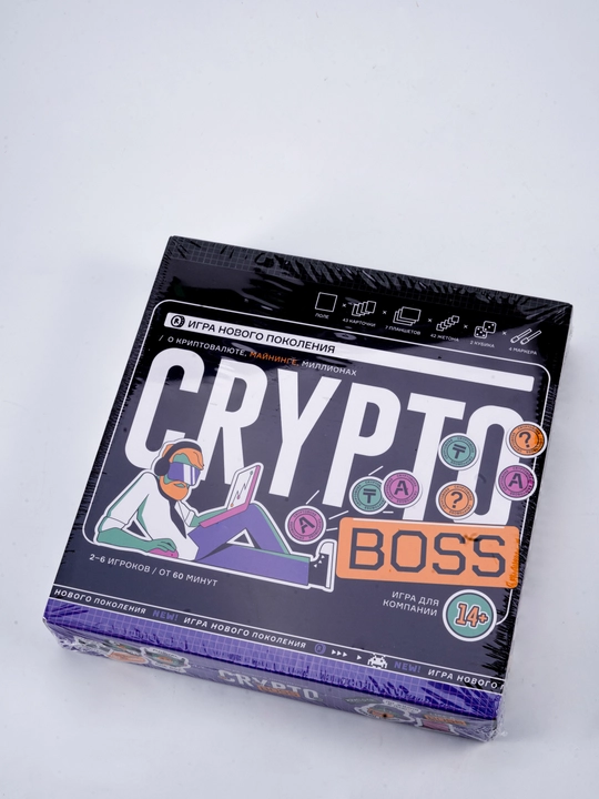 Cryptoboss" (Kriptoboss) stol o'yini — Kripto-olam qiroliga aylaning!
