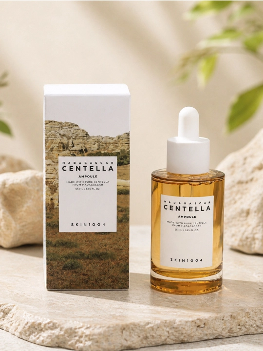 SKIN1004 Madagascar Centella Ampoule 55 ml - yuz uchun tinchlantiruvchi zardob - 