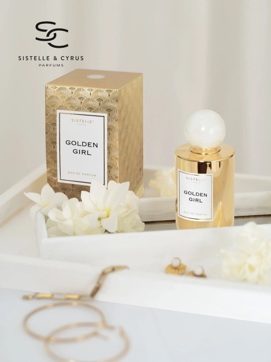 Ayollar parfyumlangan suv Paris Bleu Golden Girl, 100 ml, mango, jasmin va vanil ifori