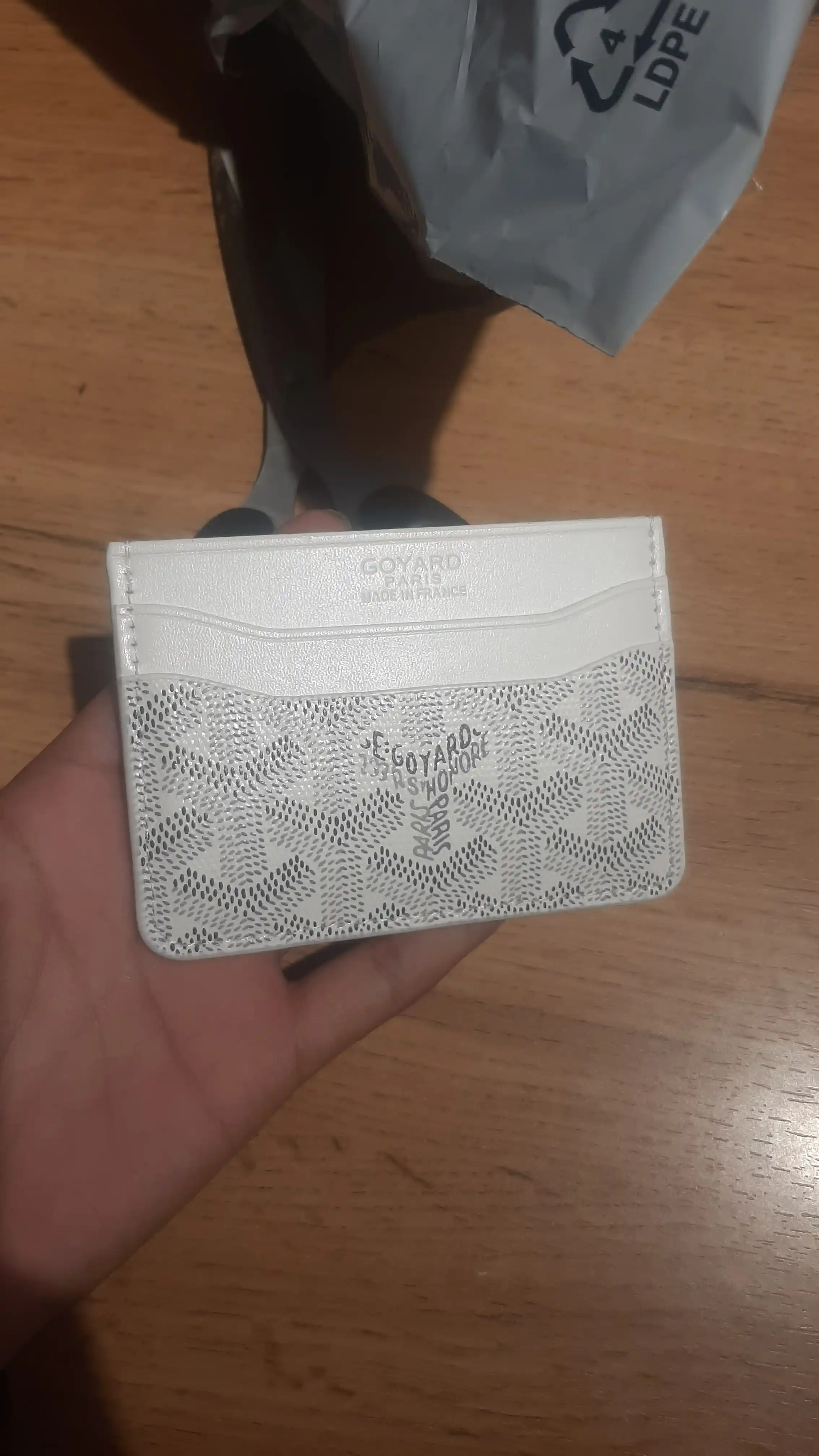 Кошелёк Goyard, с отделением для удостоверения личности