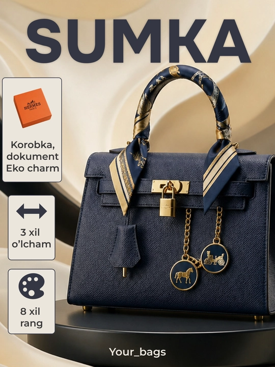 Женская сумка в стиле Hermes, подходящая для повседневного использования