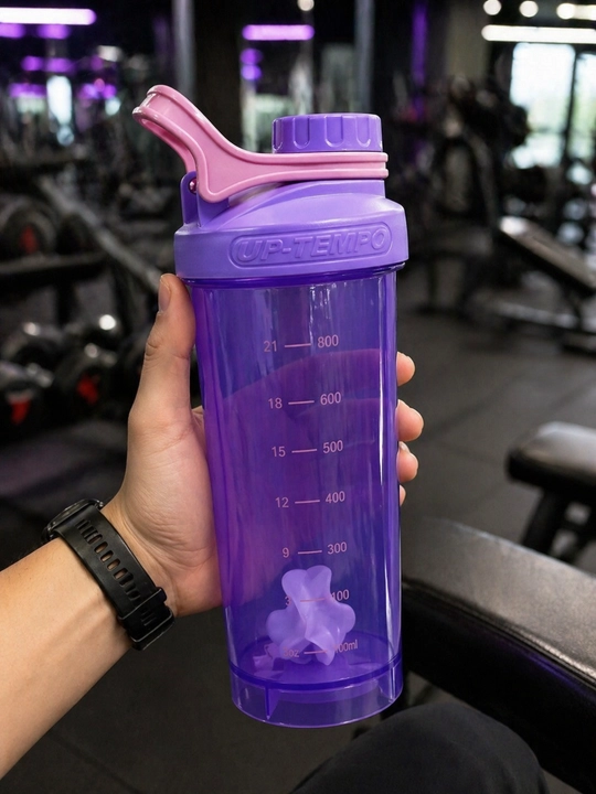 Sport shishasi, protein va geyner uchun, sheyker, unisex, sovg‘a sifatida ekspander