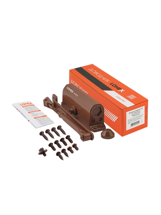 LONEX 330 eshik yopgichi (50–120 kg) sovuqqa chidamli