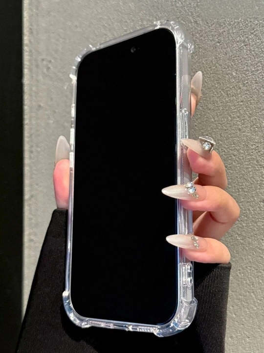Чехол на iPhone 11,12,13,14,15,16,Pro,Max,Plus, Mini, прозрачный, силикон