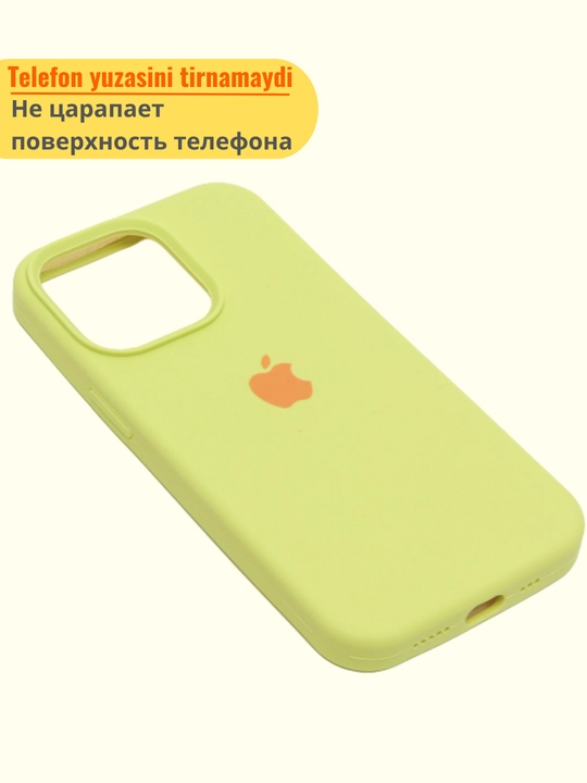 Chexol iphone 13, 14, 15, 16, 17 PRO MAX uchun chexol, silion chexol, iphone gilof,