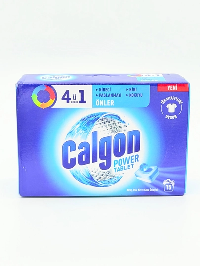 Средства для очистки барабана стиральных машин от накипи и грязи Calgon Power Tabs, 15 шт — OPTOMN1-CALGON15