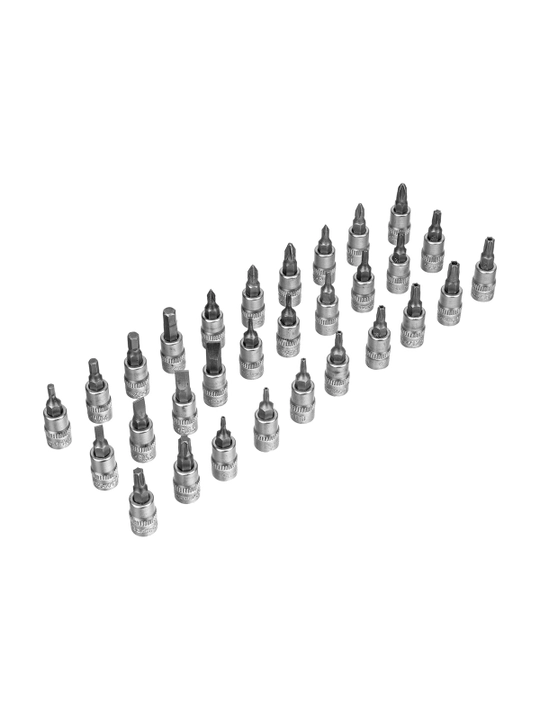 Набор инструментов СИБРТЕХ, 1/2", 3/8", 1/4", 215 предмета, 14170