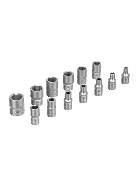 Набор инструментов СИБРТЕХ, 1/2", 3/8", 1/4", 215 предмета, 14170