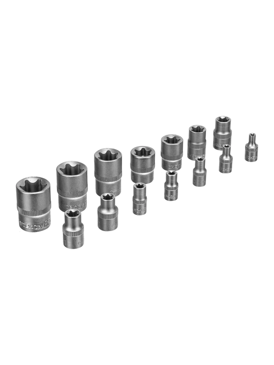 Набор инструментов СИБРТЕХ, 1/2", 3/8", 1/4", 215 предмета, 14170
