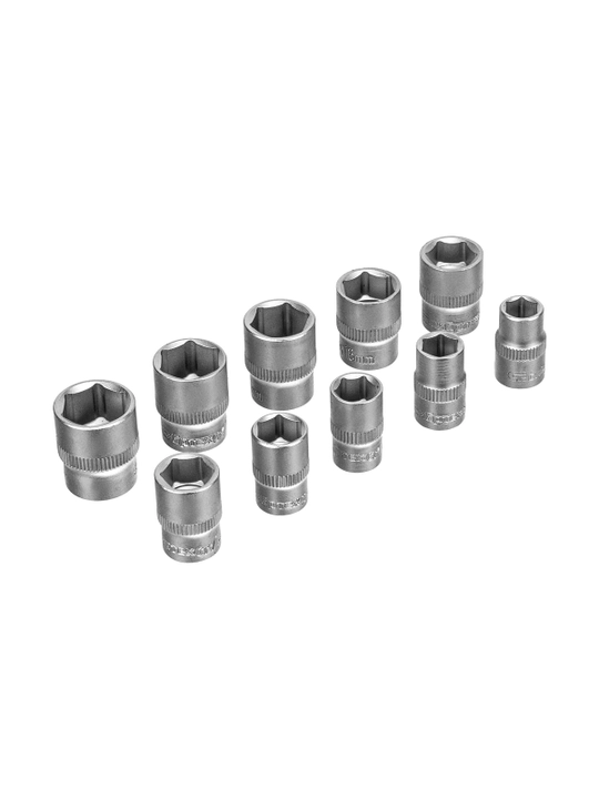 Набор инструментов СИБРТЕХ, 1/2", 3/8", 1/4", 215 предмета, 14170