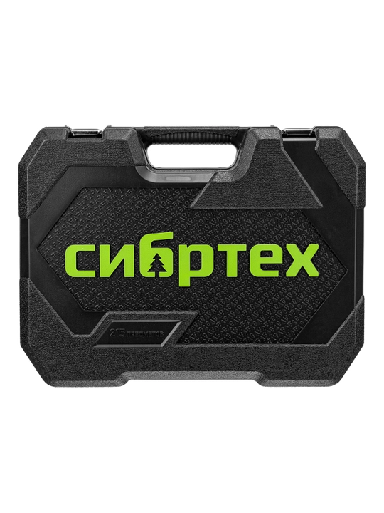 Набор инструментов СИБРТЕХ, 1/2", 3/8", 1/4", 215 предмета, 14170