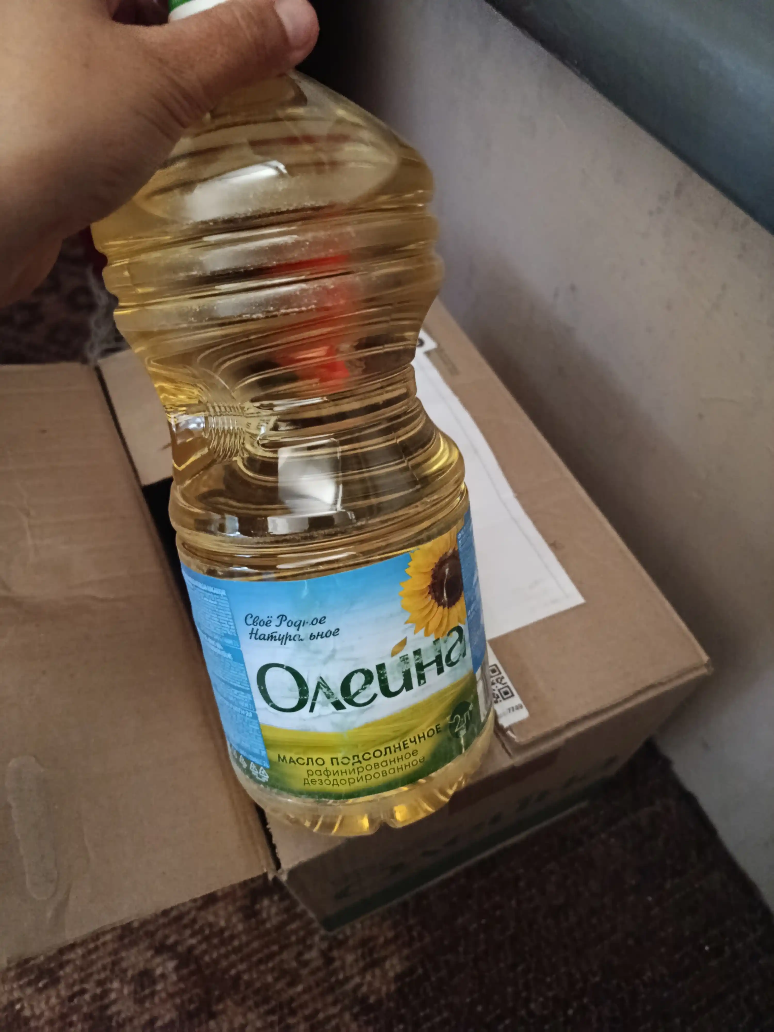 Масло подсолнечное Олейна 2 л, 6шт
