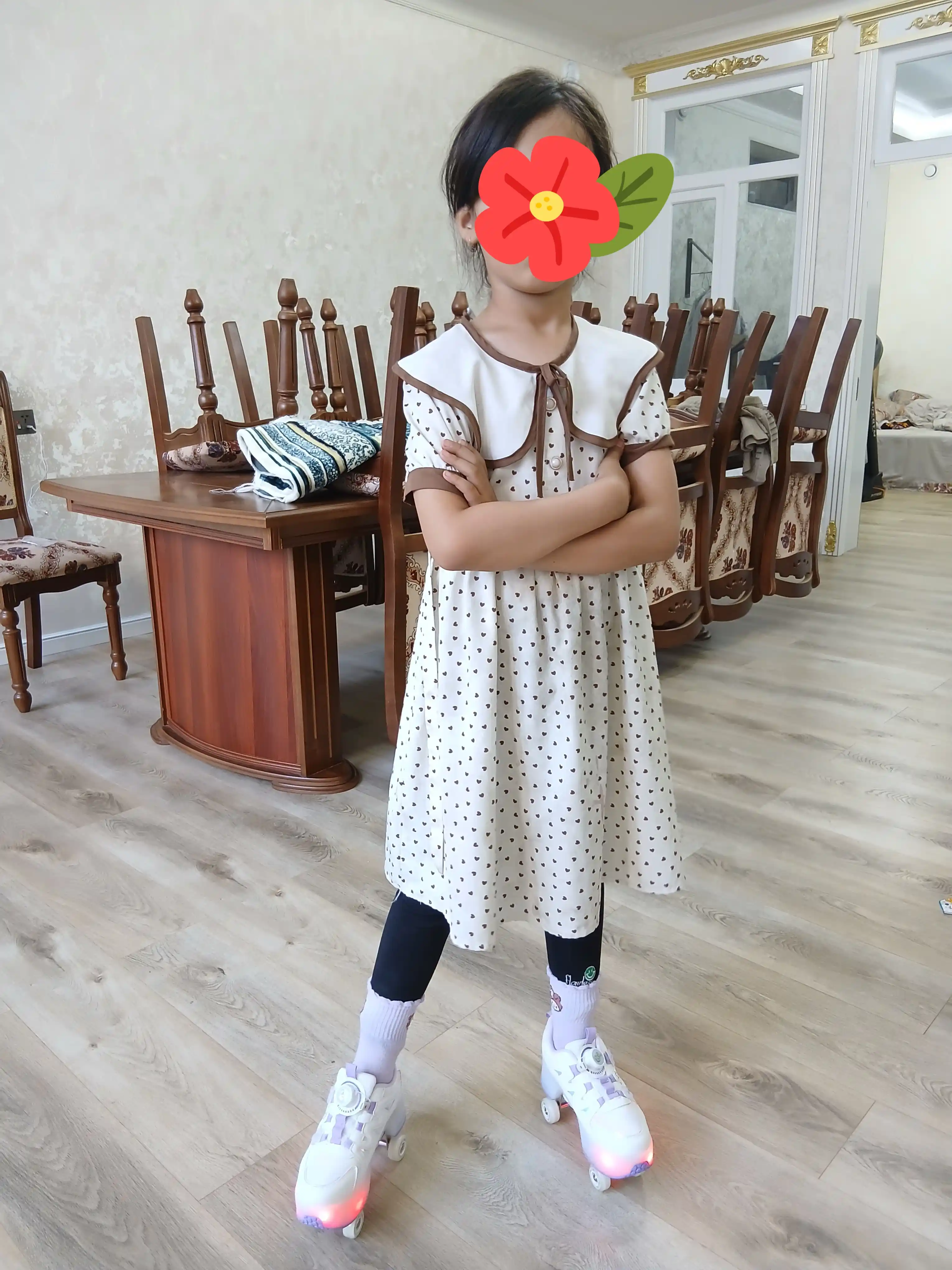 Роликовые коньки BABATU на колёсах, для девочек и детей, весна-лето, размер 34-40