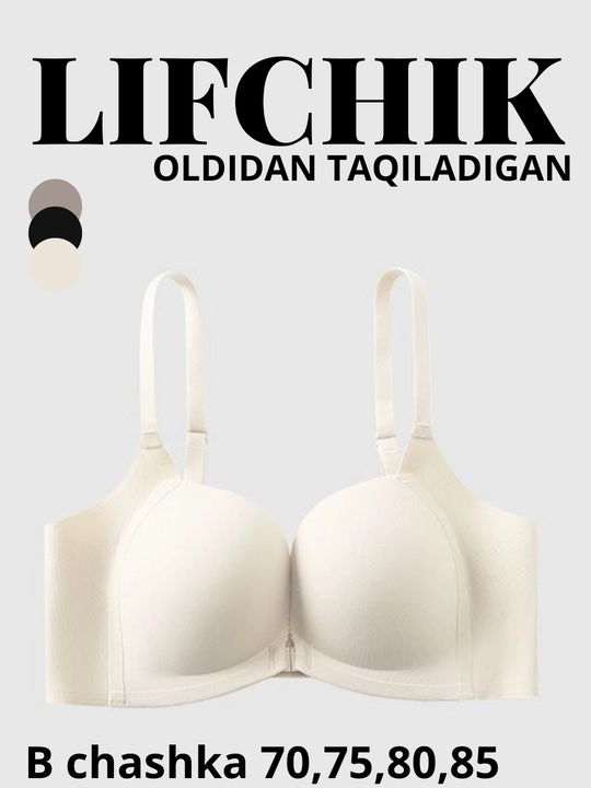 Ayollar push-up byustgalteri oldidan taqiladigan lifchik qulay, yumshoq chiroyli b chashka