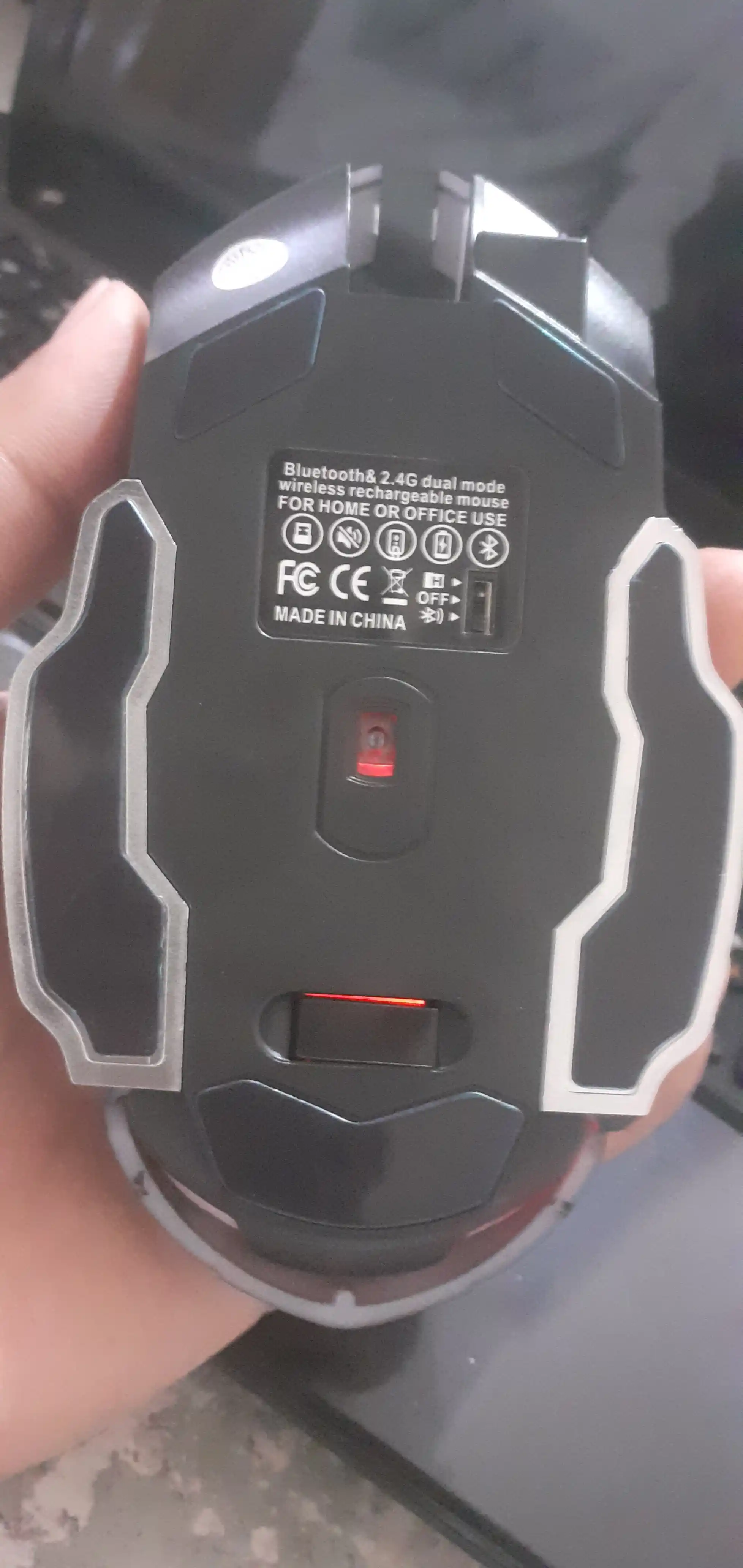 Simsiz sichqoncha o'yin va ofis uchun mos keladi G7 , RGB led bilan 3200DPI