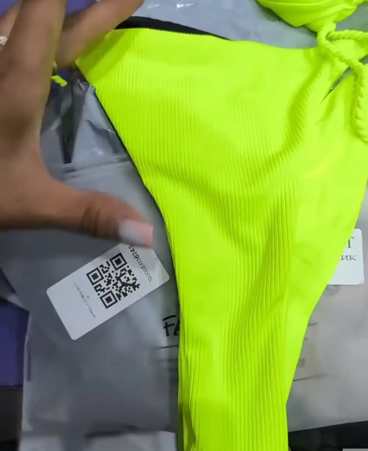 Ayollar uchun uchburchak kosali bikini, string tursiklar, alohida, 6 rangda