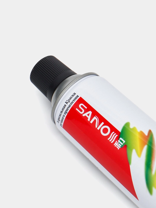 Sanio aerozol bo‘yoq mat qora No.4, 350 ml