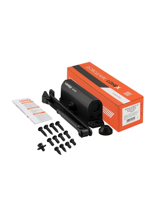 LONEX 330 eshik yopgichi (50–120 kg) sovuqqa chidamli