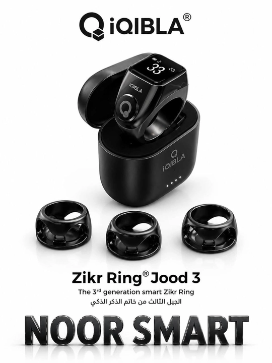 Zikr Ring Jood 3 Pro aqlli uzugi, tasbeh va qadam o‘lchagich