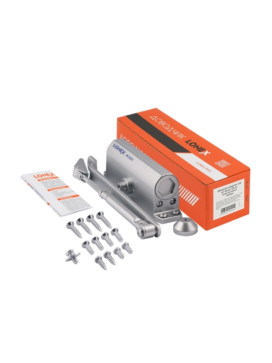 LONEX 330 eshik yopgichi (50–120 kg) sovuqqa chidamli