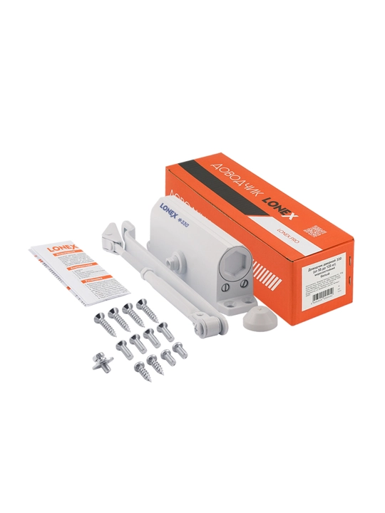 LONEX 330 eshik yopgichi (50–120 kg) sovuqqa chidamli