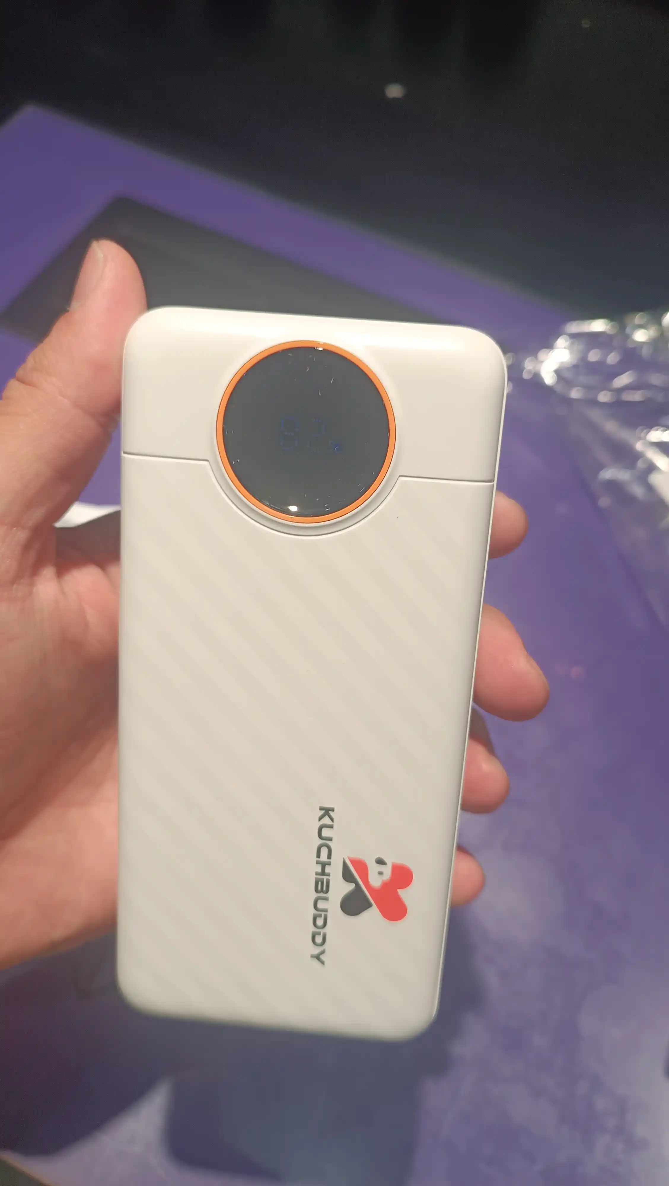 Power Bank 20000 мА·ч, быстрая зарядка, LED-индикатор, защита от перегрева
