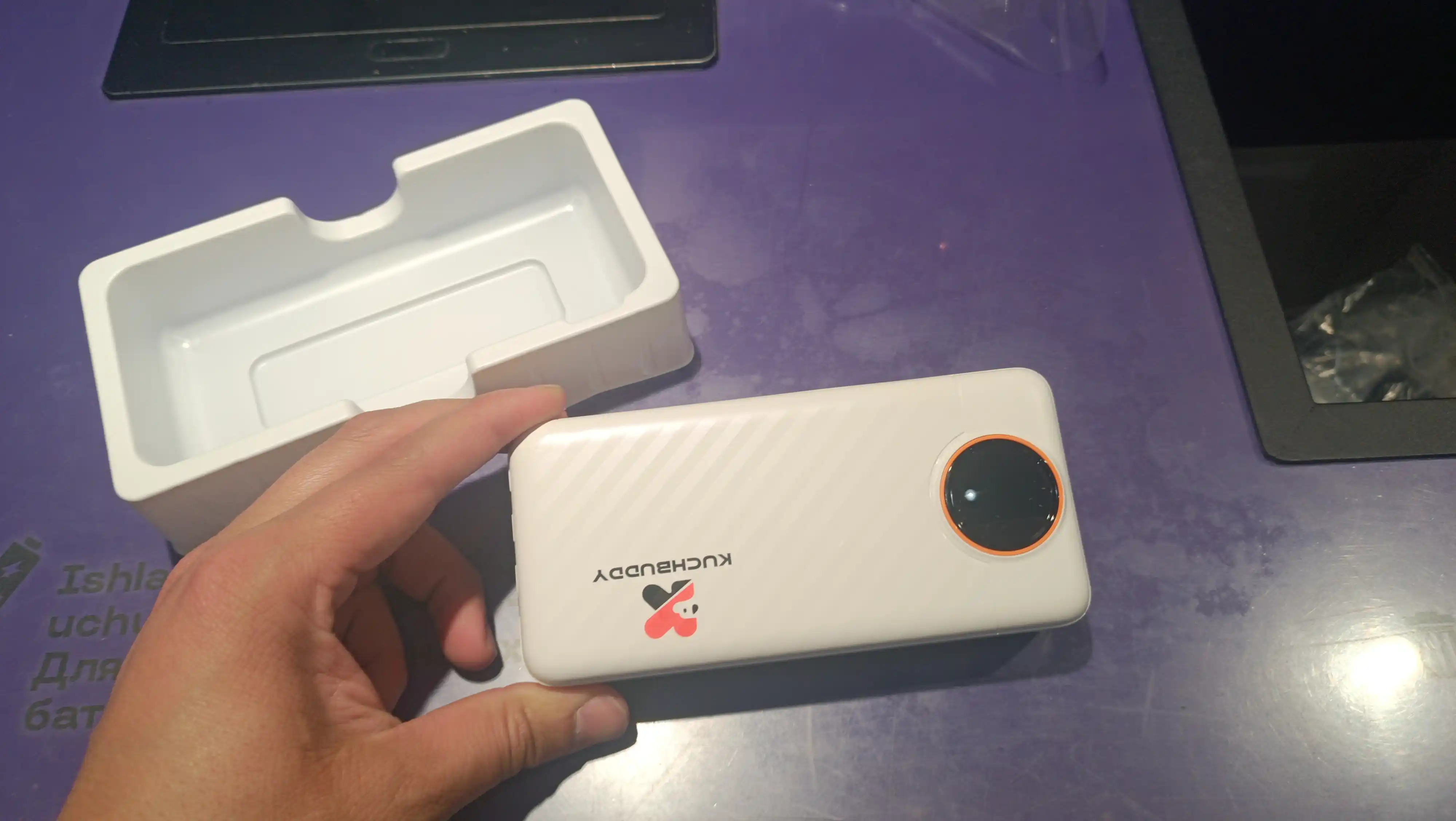 Power Bank 20000 мА·ч, быстрая зарядка, LED-индикатор, защита от перегрева