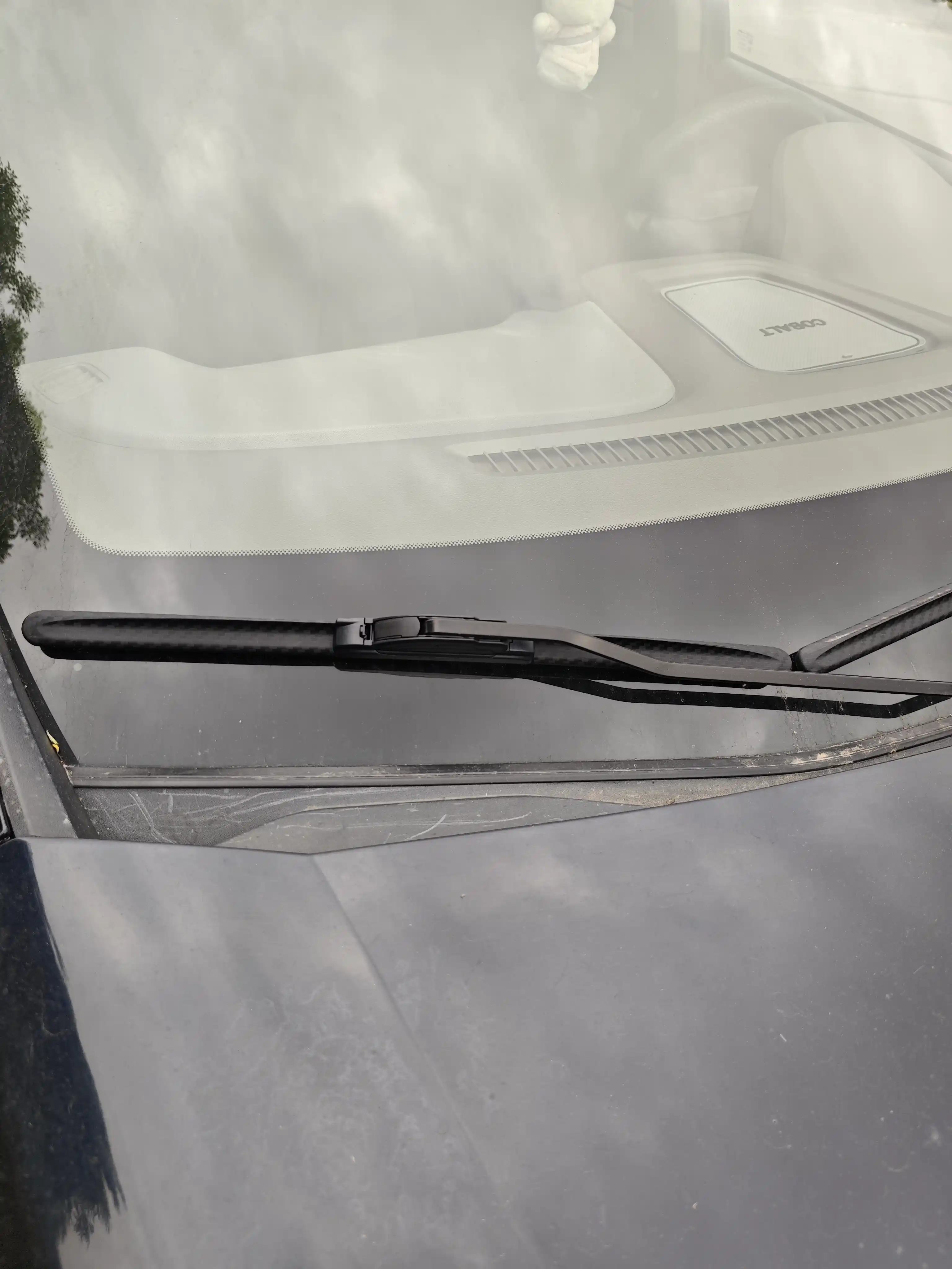 Бескаркасные дворники в стиле Lexus для автомобилей Chevrolet, карбоновый, 1 шт