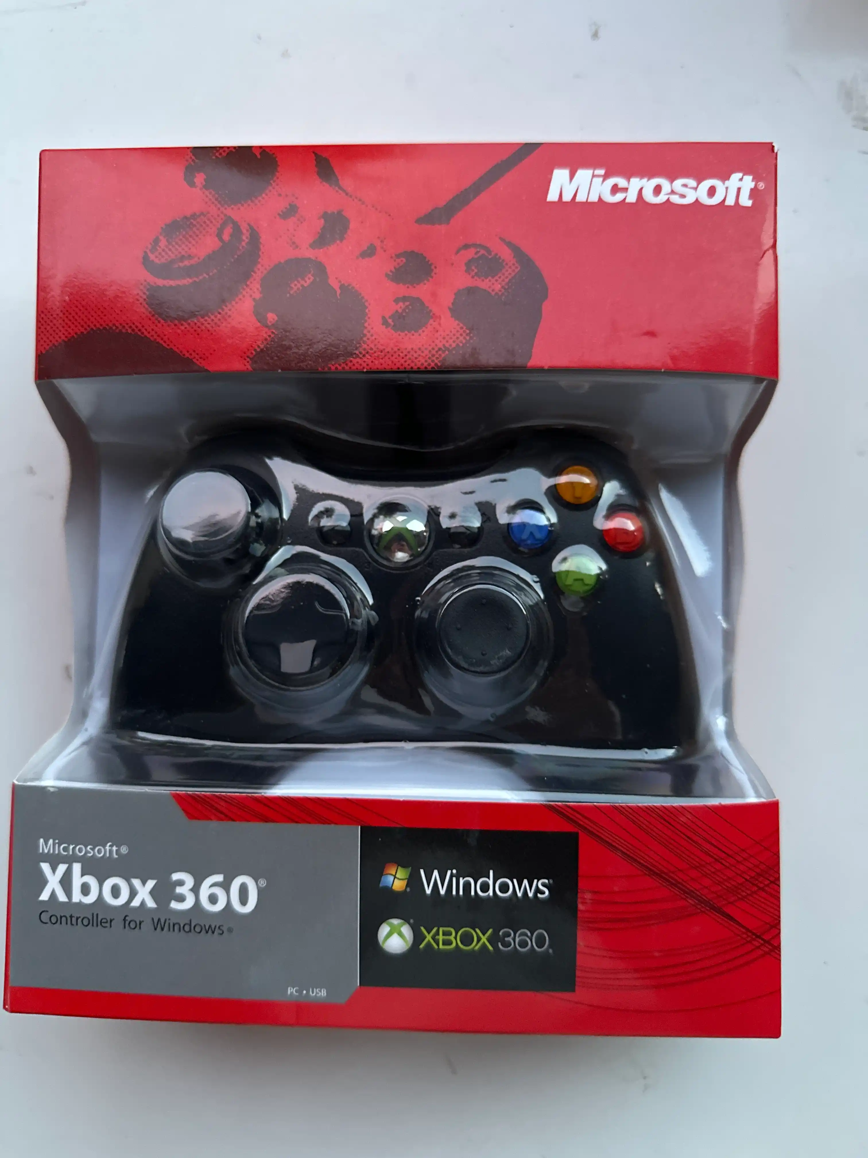 Xbox 360 va PK uchun simli geympad, USB vibratsiyali kontrollyor