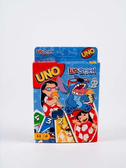 Настольная карточная игра UNO (Уно) — Hello Kitty, Гарри Поттер, Ститч — BLGAME-UNO-НГОЛУБ