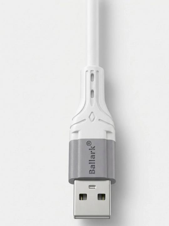 Bollark Type-C kabel — tez va turbo zaryad, oq va qora, USB-C