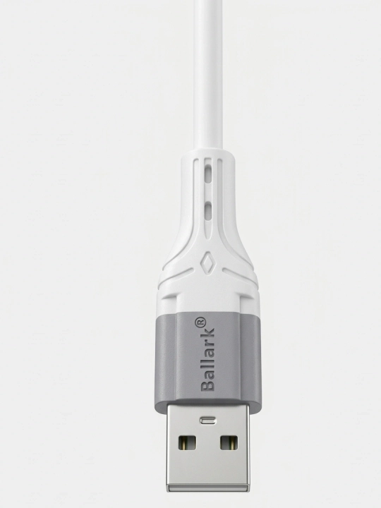 Bollark Type-C kabel — tez va turbo zaryad, oq va qora, USB-C