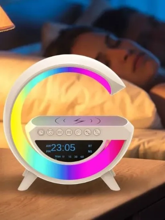 Simsiz zaryadlash va ornatilgan chiroqli kalonka LED Wreless Charging Speaker