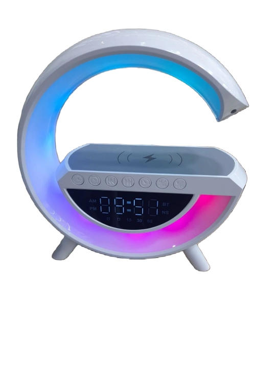 Беспроводная зарядка и колонка со встроенной лампой Led Wireless Charging Speaker - 