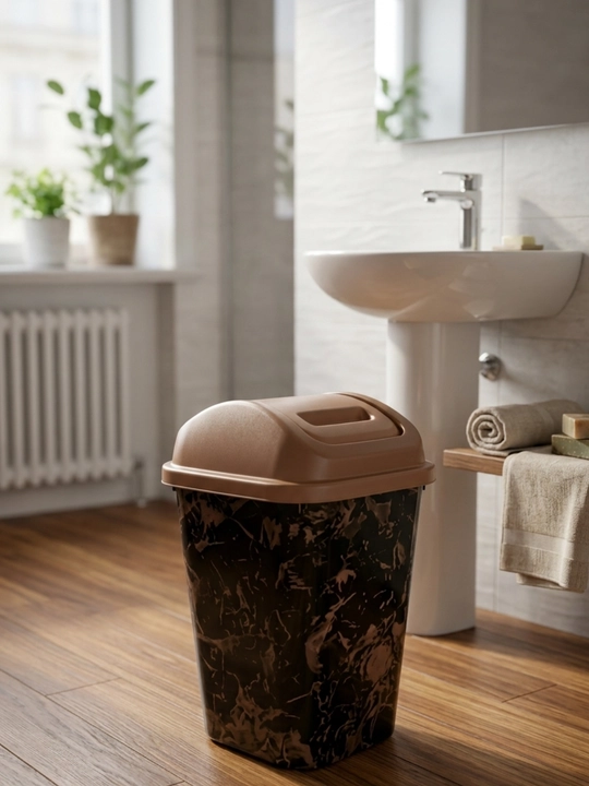 Zamonaviy urna mustahkam plastikdan, uy va ofis uchun qulay va chiroyli