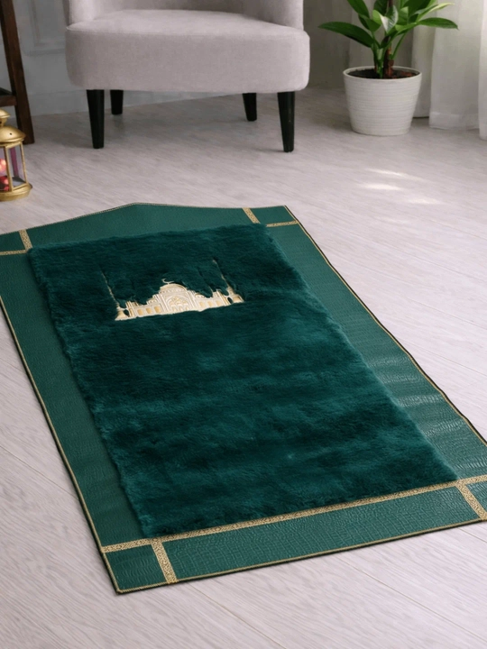RAYZA SAJDA premium namoz gilami sovg‘a qutisi bilan — yumshoq sajda gilami