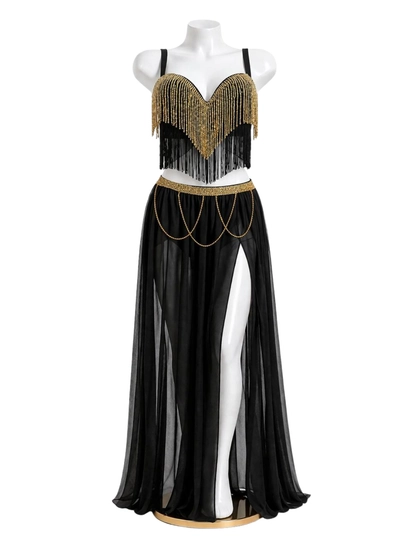 Костюм для арабских танцев, юбка для танцев — PLTOYS1-ARABSKI-ЧЕРН-4850