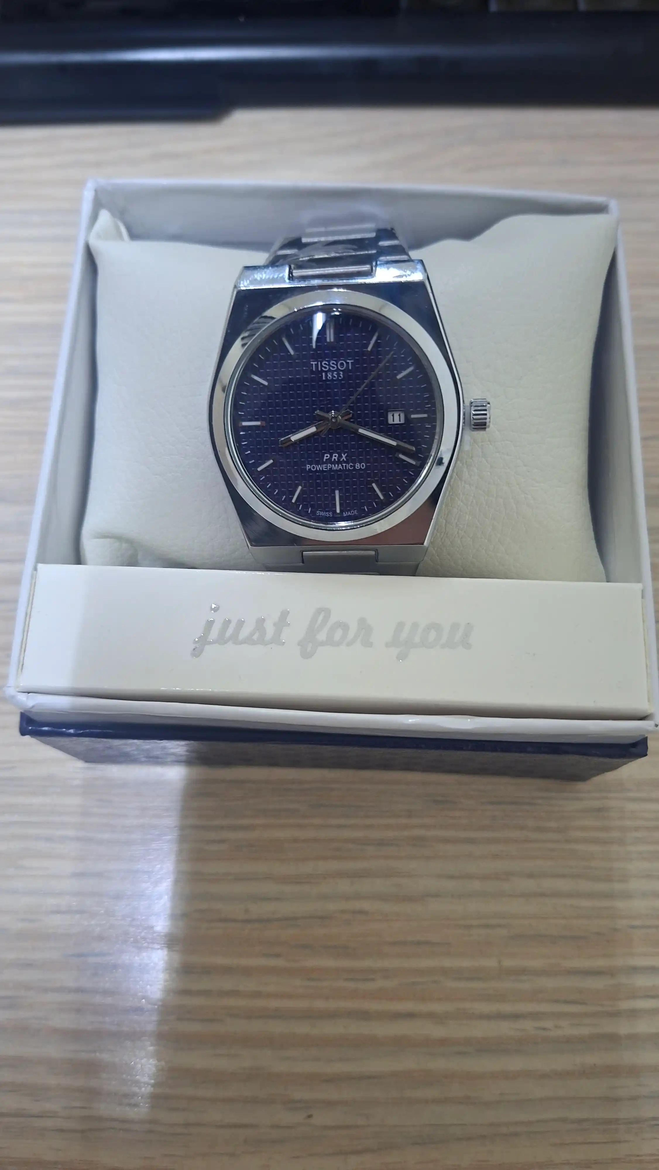 Tissot PRX Powermatic 80  erkaklar soati, po‘lat brasletli