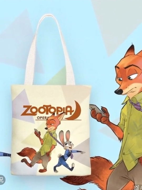 Shopper sumkasi, qiziqarli bosma naqshli qizlar sumkasi